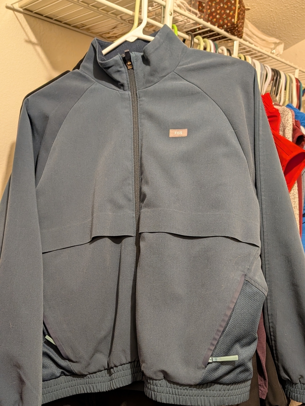Figs Sydney Dark Harbor Scrub Jacket - Picture 5 of 5